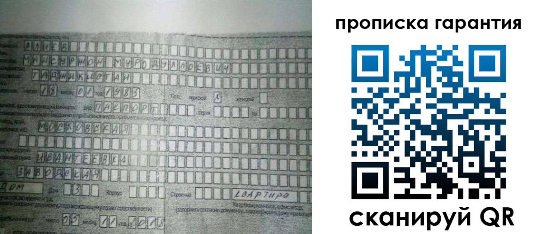 прописка для работы в Купино